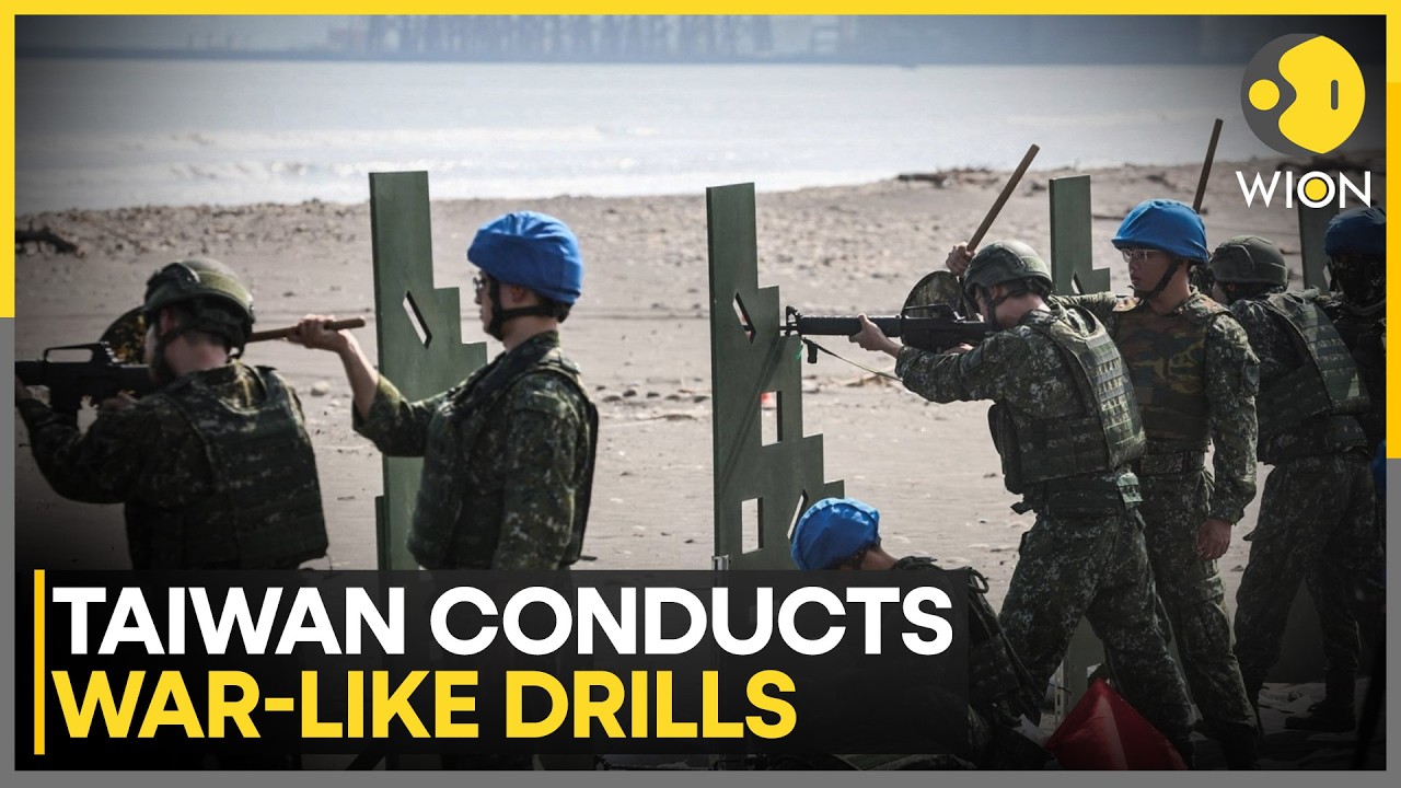 Taiwan Holds NBC Decontamination Drill Amid Rising China Tensions | WION News