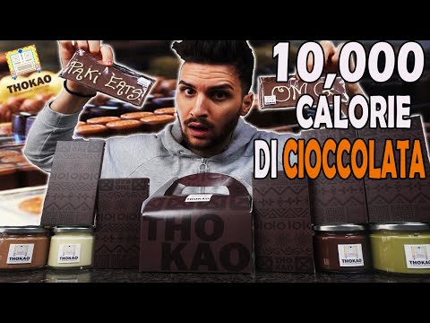 MANGIO TUTTO IL MENÙ DI CIOCCOLATA DELLA THOKAO  | 10,000 + CALORIE | MAN VS FOOD | #FoodChallenge