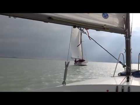 Vitorlázás Szipa27 Monarch Jolle Balatonszepezd 11. Desireé