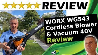 WORX 40V Akku-Laubbläser und -Sauger WG583E Testbericht