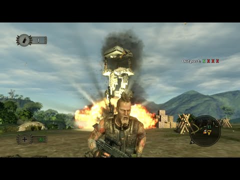 Mercenaries 2: World in Flames - PS3 - P.L.A.V. Contract - Southwestern Amazon Outpost (Blind)