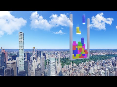 Tetris in real life - NYC central park