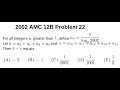 2002 AMC 12B Problem 22