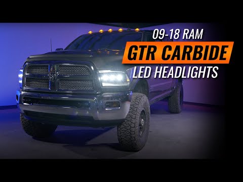 300% Brighter LED Headlights for the 2009 - 2018 Ram! GTR Carbide Review & Install
