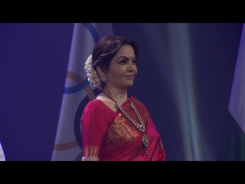 Mrs. Nita Ambani addressed the gathering at the 141st IOC Session | Mumbai Indians