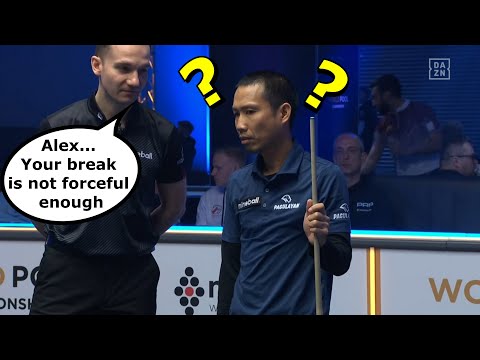 Alex Pagulayan's Controversial Break Against Joshua Filler At The 2023 World Pool Championship