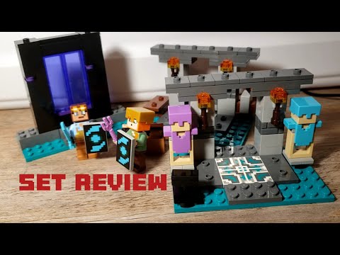 The Ultimate Lego Minecraft Armory Set Review! Must See!
