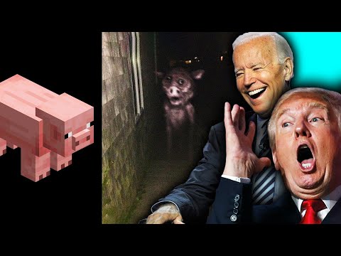US Presidents React to the MOST CURSED Minecraft Images...