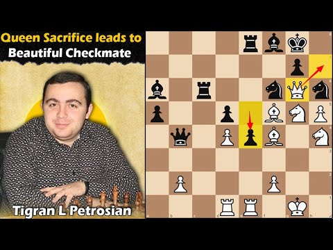 Queen Sacrifice leads to Beautiful Checkmate | Petrosian vs Sankalp 2022