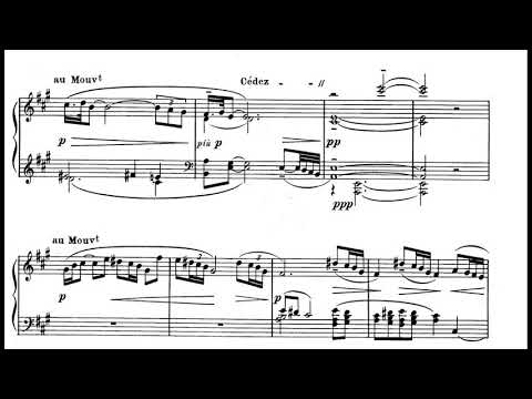 C. Debussy - Children's Corner - V. The Little Shepherd (with score)