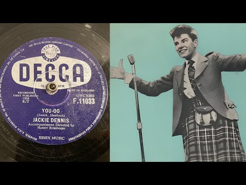 Jackie Dennis - You-ou - 78 rpm - Decca F11033 - 1958