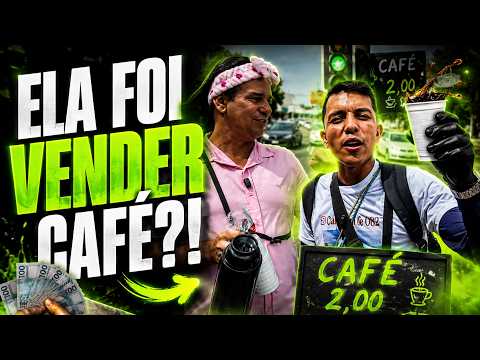 Vendendo Café no semaforo de Maceió