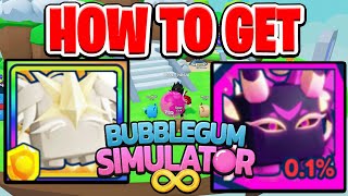HOW TO GET FREE LEGENDARY PETS IN Bubble Gum Simulator INFINITY ROBLOX