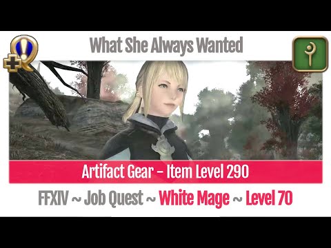 FFXIV White Mage Level 70 Job Quest ~ Stormblood ~ What She Always Wanted