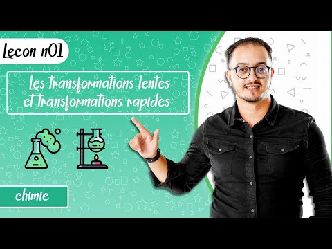leçon 01 chimie BIOF - Les transformation rapides et lentes