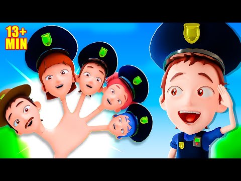 Police Finger Family Song + More Nursery Rhymes and Kids Songs