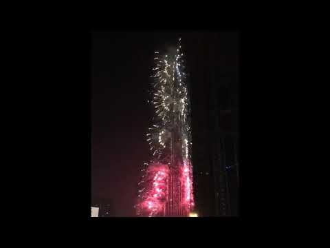 Dubai Burj Khalifa new year Fireworks || Burj Khalifa Fireworks 2019