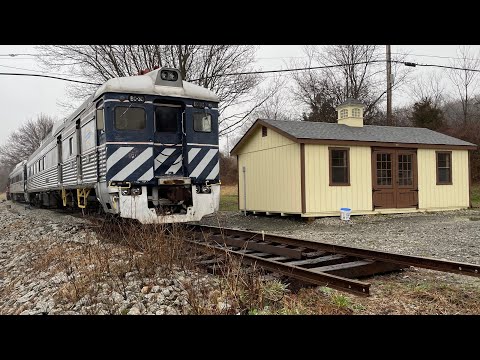 Abandoned railroad siding restoration - Melville, RI - March 2022