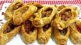 Patlıcanlı Karnıyarık Böreği Tarifi - Pratik Börek Tarifleri