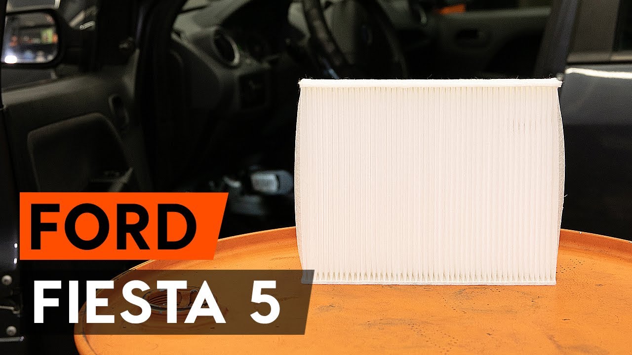 Jak vyměnit kabinovy filtr na Ford Fiesta V JH JD – návod k výměně