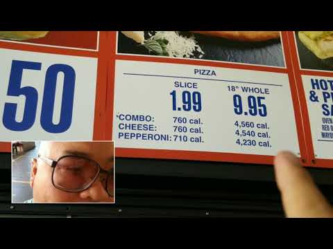 The Costco Pizza Calorie Count (4560) - Don't Eat The Whole Thing By Yourself.