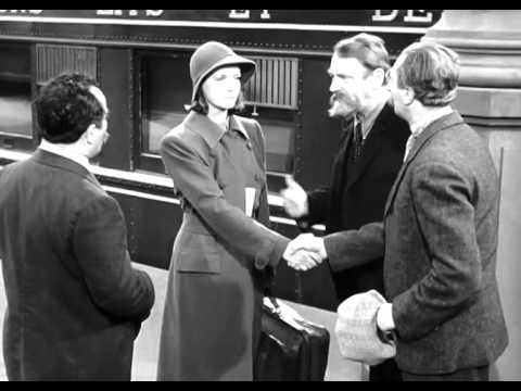 Ninotchka 1939 Greta Garbo Train Station Scene