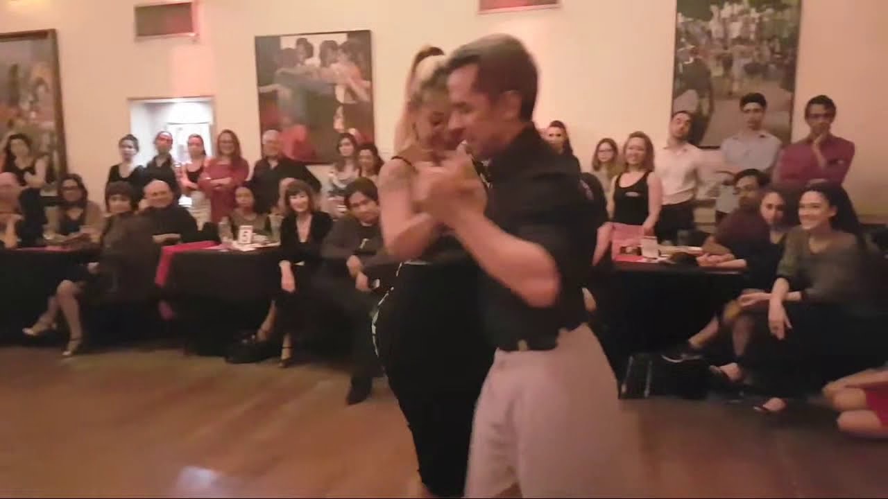 Alejandra Martinian, Martín Ojeda, Tango en Milonga Solidaria La Nacional