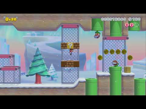 SGB2 2-1 Frosty Athletic Fields by ★Glen-SMM2 - Super Mario Maker 2 - No Commentary 1bw