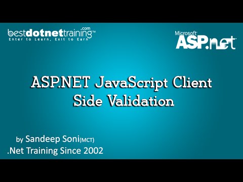 ASP NET JavaScript Client Side Validation