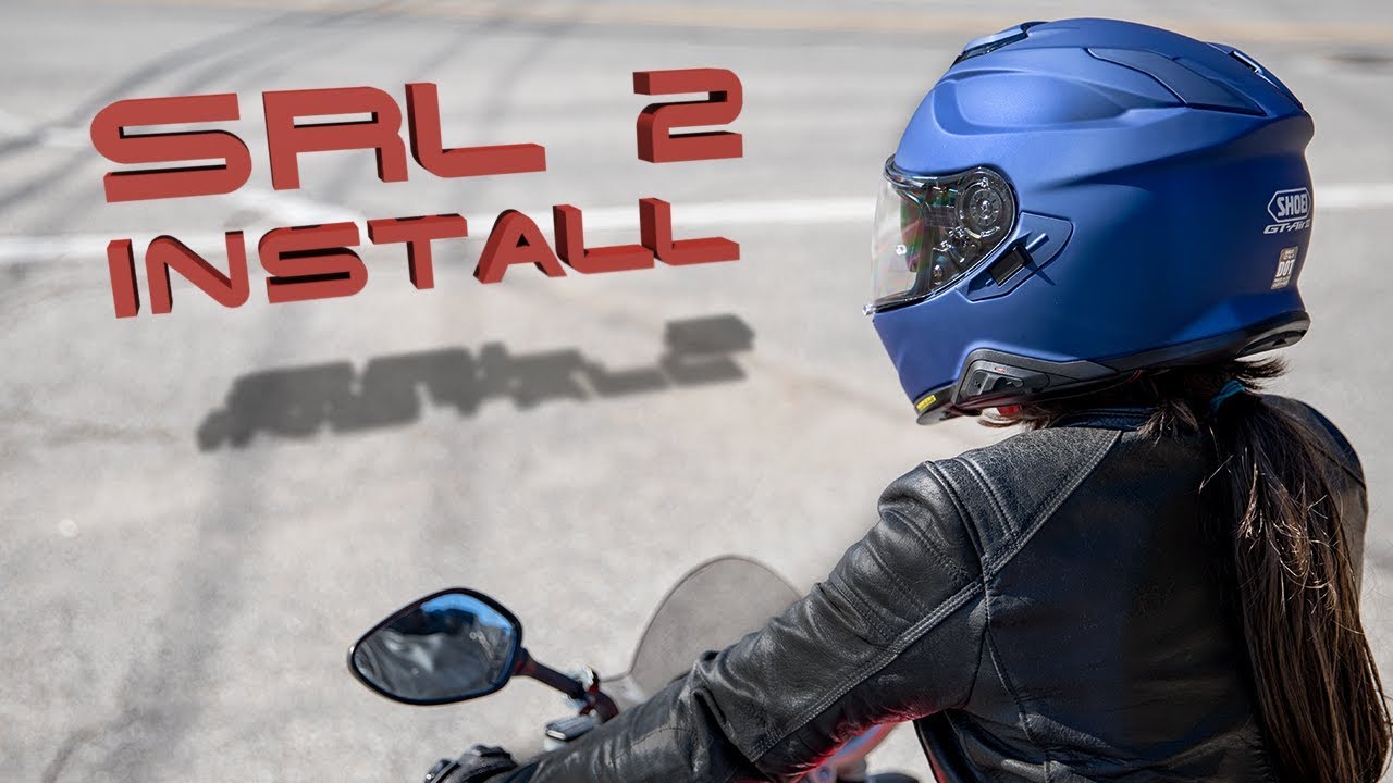 How to Install the SRL2 in the SHOEI GT-Air II