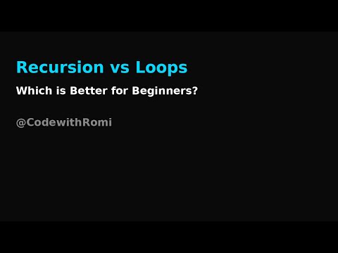 Recursion vs Loops in Python – Which One Should You Use?