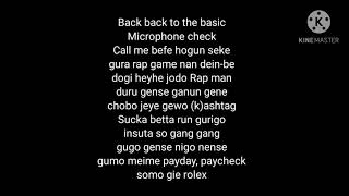 Rap Suga BTS Cypher pt 4 (easy lyrics)