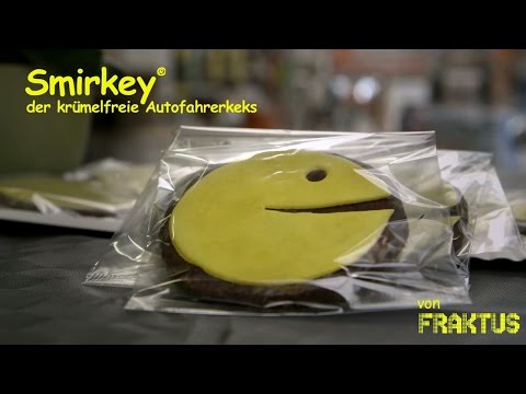 Smirkey® - der krümelfreie Autofahrerkeks von Fraktus