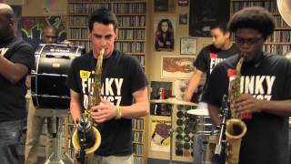 WHUS Studio Sessions: Funky Dawgz Brass Band perform 