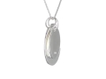 Sterling Silver I Love You To The Moon and Back Pendant Necklace 18