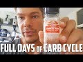 CARB CYCLING Full Days of EATING - Training Chest - Elimating Bloating - 3 Weeks Out