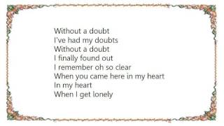 B.J. Thomas - Without a Doubt Lyrics