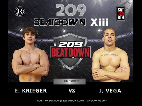 Ethan Krieger vs Jesus Vega - 209BEATDOWN XII - January 08, 2022