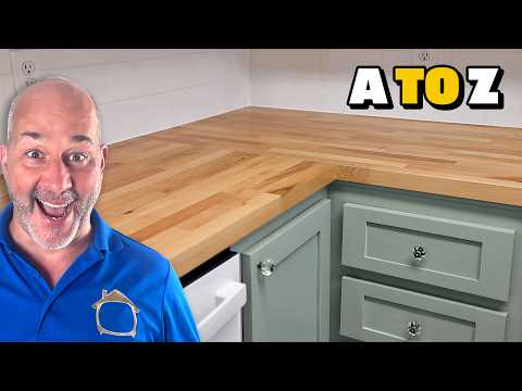 How to Cut & Install Butcher Block Countertops From A to Z