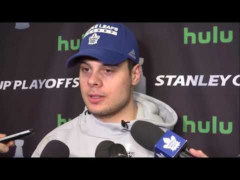 Maple Leafs Morning Skate: Auston Matthews - April 12, 2018