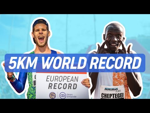 Joshua CHEPTEGEI - World Record Monaco 5kmHerculis - 12:51