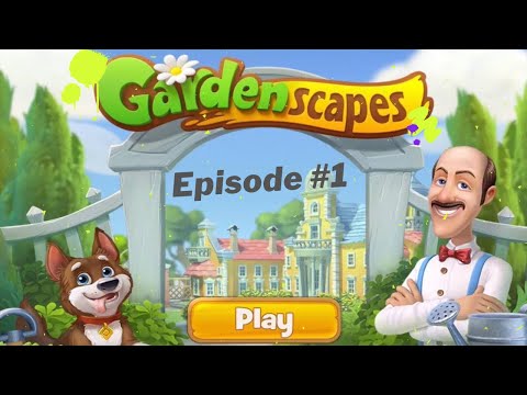 GARDENSCAPES NEW ACRES Walkthrough Gameplay Part 1 - Episode 1 (iOS Android)