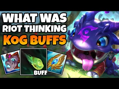 RIOT WENT TOO FAR WITH THESE KOG'MAW BUFFS (MID KOG'MAW NOW DOMINATES LANE?!) | 13.8