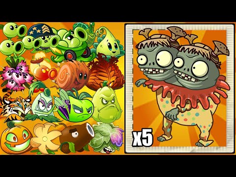 Plants Vs Zombies 2 Challenge - PvZ 2 Hard Mode - Every plants Vs Carnie Imp Twins Splits Himself