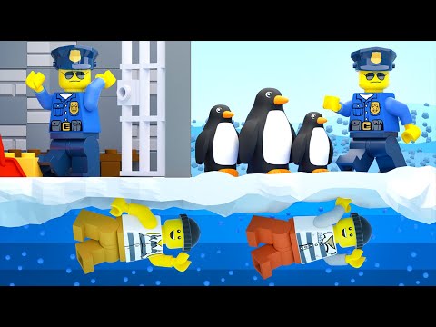 LEGO Prison Break in Arctic - Underwater Escape