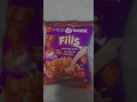 Review of Parle Hide and Seek Fills #shorts #hideandseek #fills #chocolate