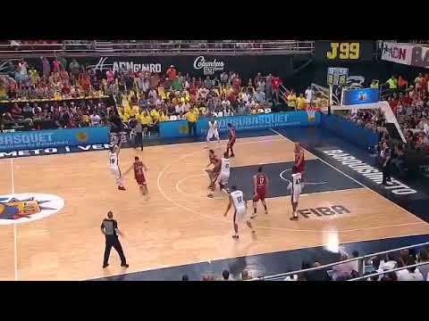 Triple de Heissler Guillent para empatar Guaros - Quilmes (FIBA Americas)