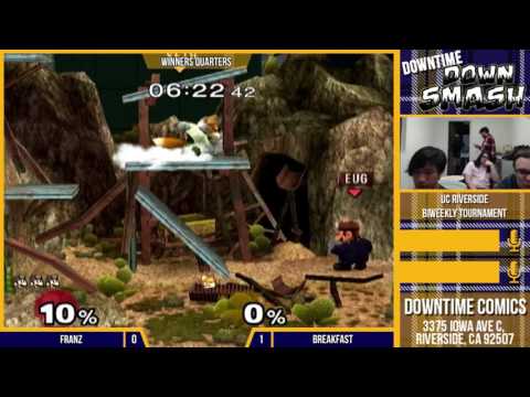 Downtime Downsplash - Singles WQ: Franz (Doctor Mario) vs. Breakfast (Fox)
