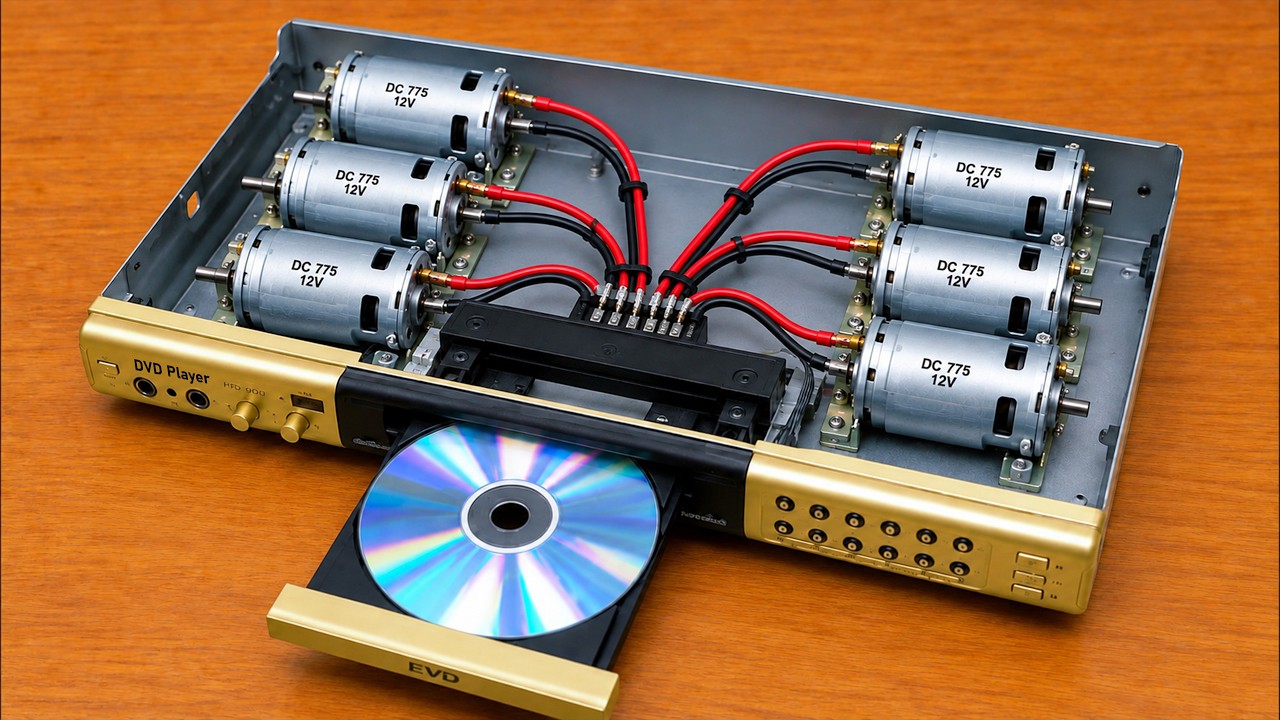 Stop everything and build this invention from old DVD player, you'll be SHOKED
