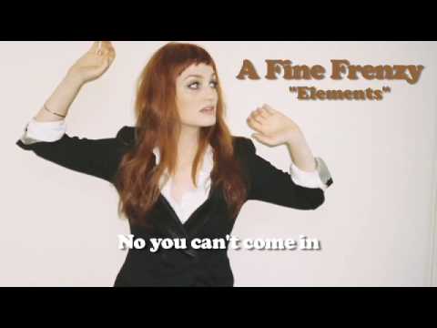A Fine Frenzy - Elements (Lyrics Video)